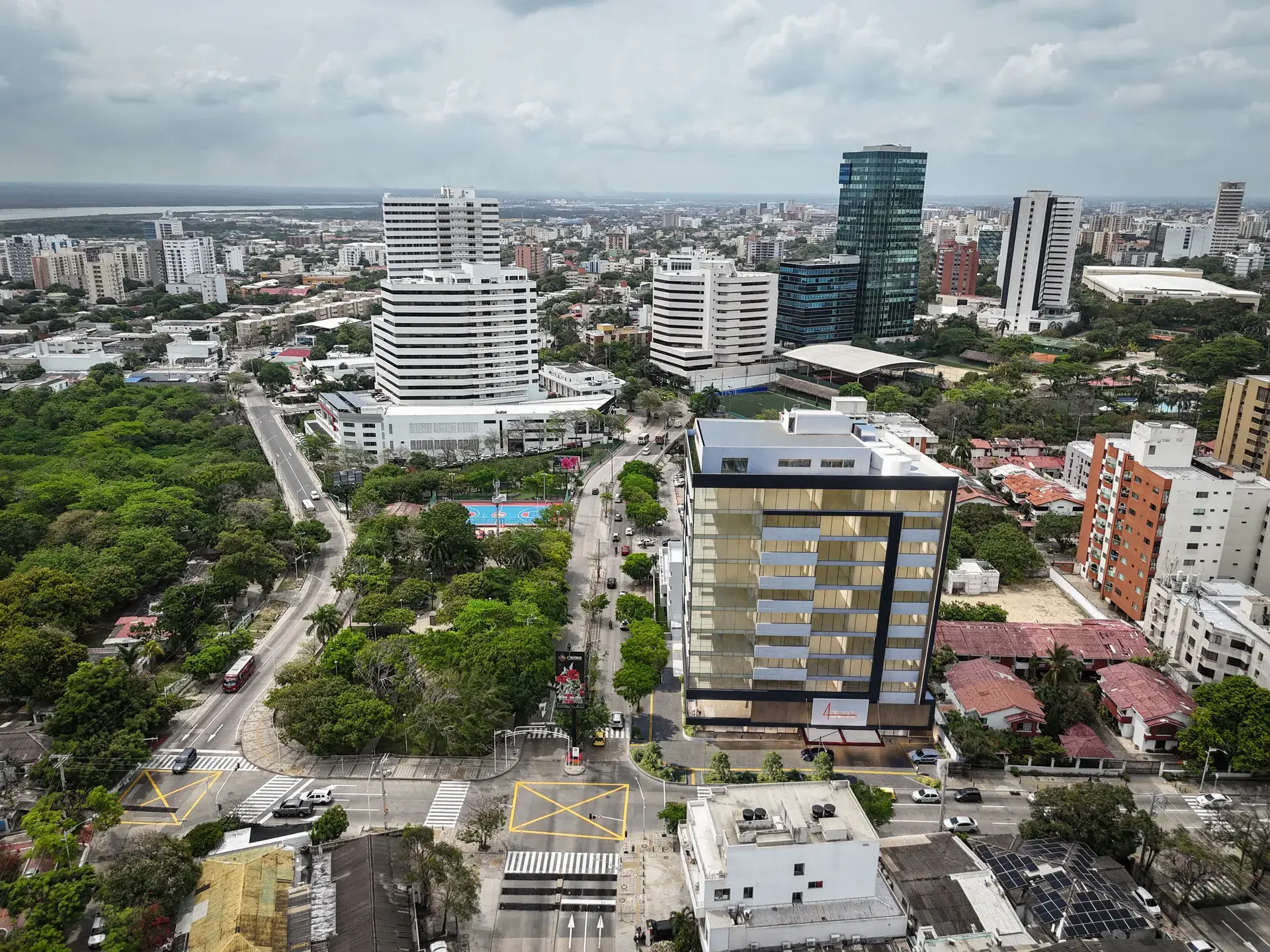 Vista aérea de la serie Américas - Proyectos exitosos en Barranquilla